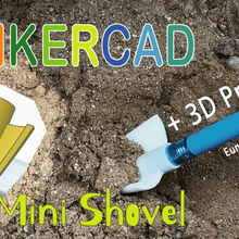 mini shovel pencil toy & tinkercad game eunny 3d print model - Mito3D