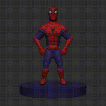 mini spiderman 3d print model - Mito3D
