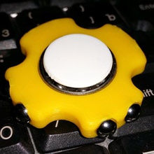 mini spinner 6mm palle gioco 3d print model - Mito3D