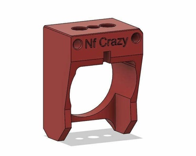mini stealthburner nf-crazy hotend mount Tools ministealthburner nfcrazy voron 3d_printer_parts 3d print model - Mito3D