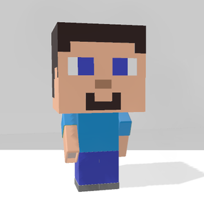 Mini Steve Minecraft Alex Figur Zahl Spielzeug Spiele 3d print model - Mito3D