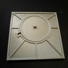 mini sun plate catacombs paris game career 3d print model - Mito3D