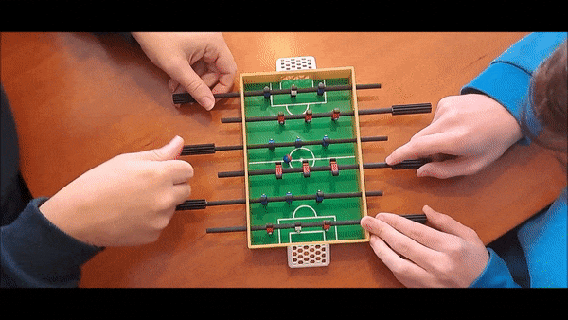 mini table football foosball footballtable game minigame tablefootball games 3d print model - Mito3D