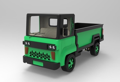 mini camión modelo 3d imprimible juego impresión miniatura camiones modelos entusiastas aficionado comunidad vehiculos coleccionables bricolaje diy miniaturas diseños artesanía creativo modelado colaboración pasatiempo proyectos 3d print model - Mito3D