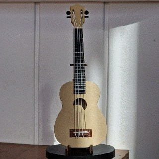 Mini Ukulele Ukulele Gitarre Musik 3d print model - Mito3D