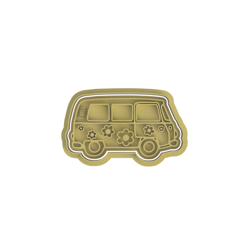 mini van biscuit coupeur personnel voiture autobus 3D print model - Mito3D