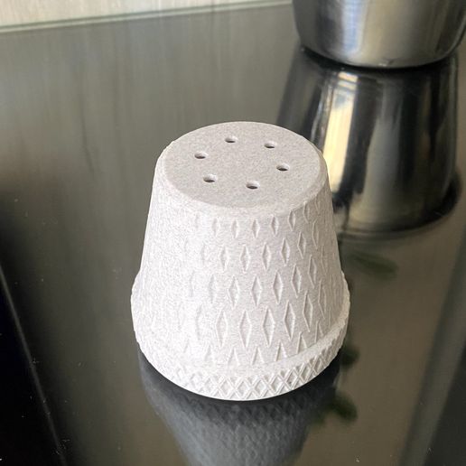 Mini Vase m3 Architektur Modus modern verdrehte texturiert spiralisiert 3D print model - Mito3D