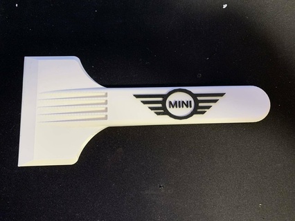 Mini window Schaber 3d print model - Mito3D
