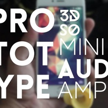 miniamp v10 gadget jouet amplificateur haut-parleur passif 3dso 3dsolio ian dejesus l'audio audiophile mini ampli 3d print model - Mito3D