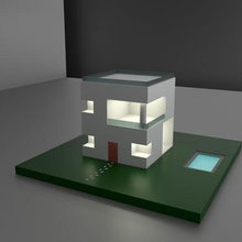 miniature architecture 3d mini realistic house toy 3d print model - Mito3D