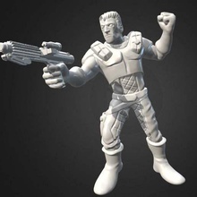 miniatura - assalto imperial dash rendar 2017 jogo jogos guerras star wars starwars estrela 3d print model - Mito3D