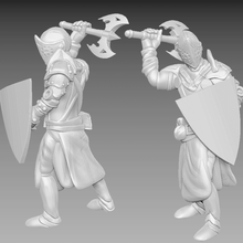 figurine - chevalier 1 en 2017 jeu jouet d'accessoires warhammer des templiers de rpg mordheim miniature le frostgrave mdn 3d print model - Mito3D
