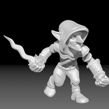 miniatura - murdy goblin jogo brinquedo de acessórios troll rpg malandro pathfinder orc mordheim em frostgrave masmorras e dragões dnd 3d print model - Mito3D