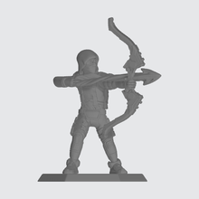 miniature archer Jeu rôle figure cambre 3d print model - Mito3D