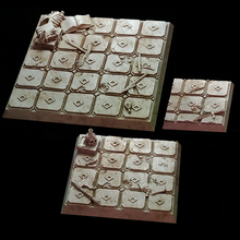 minyatür üsler mezar odası Meydan oyun temel zemin mini taban tabanlar 3d print model - Mito3D