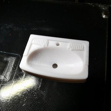 miniatura banheiro lavar bacia gadget Pia item banheira deco brinquedo 3d print model - Mito3D