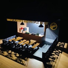 miniatura cafeteria arquitetura presente compras Padaria 3d print model - Mito3D