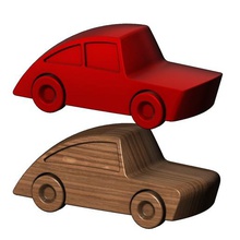 miniatura coche juguete 3d impresión modelo madera cnc tallado artcam alivio imprimible vehículo juego 3dprint juegos juguetes coches dibujos animados auto automotor 3d print model - Mito3D