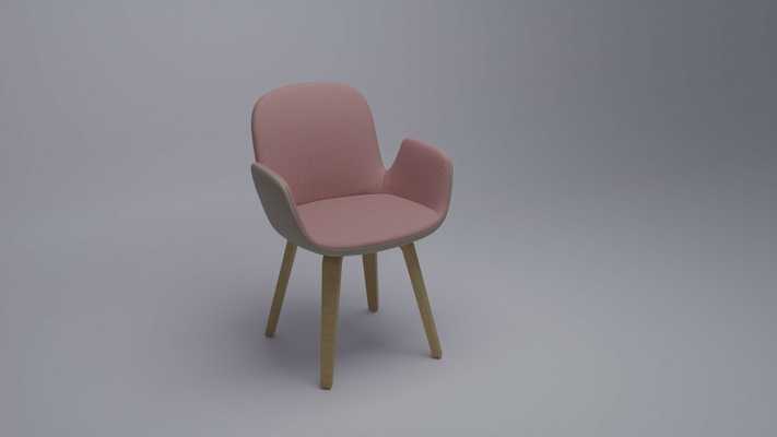 miniature chair doll's house 3d print model - Mito3D