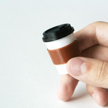 minyatür kahve fincanı ev 3d print model - Mito3D