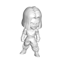 miniature collectif figure dragon Balle dbz collectionner Android 17 action abs pla 3d print model - Mito3D
