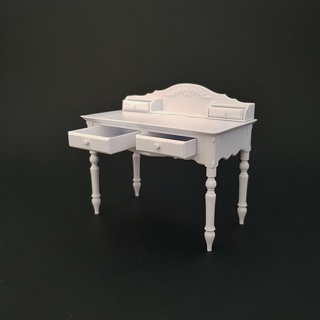 miniatura francese scrittura scrivania mobilia 1 12 scala studia Bambola Casa 3d print model - Mito3D