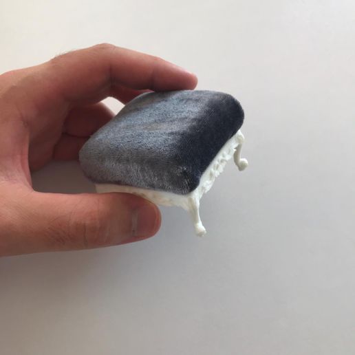 minyatür mobilya Sanat kanepe 3D print model - Mito3D