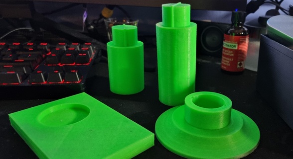 minyatür model boyama standlar kolları zanaat araçlar Sanat 3d print model - Mito3D