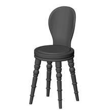 minyatür modern tabure 3d baskı pervane maketi ev sandalye mobilya diorama sahne model mimarlık mimari dekor maket vitrin ahşap koltuk chaise döşeme dışkı dekorasyon oturma 3d print model - Mito3D