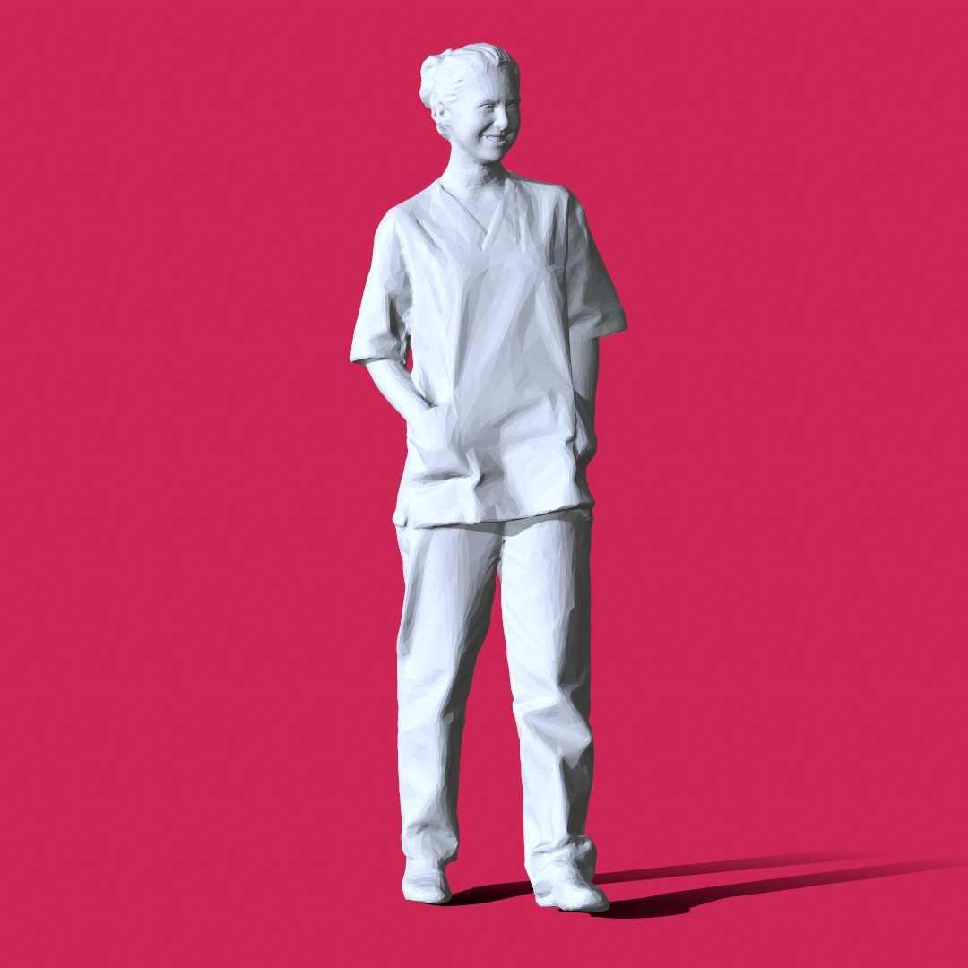 miniatura pose personaje c134 3d humano hombre mujer masculino hembra stl obj personas juego figura cult3d descargar 3dprint 3dmodel 3D print model - Mito3D