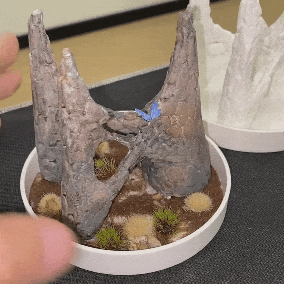 miniatura Roca paisaje Arte rock 3D print model - Mito3D