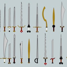 11011 miniature swords gadget anime blacksmith blade choose combat cool edge fantasy fight fun handle huge kit med medieval mix pommel weapon