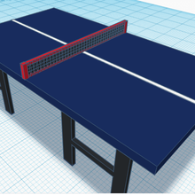 miniatura tavolo tennis gioco giocattolo 3d print model - Mito3D