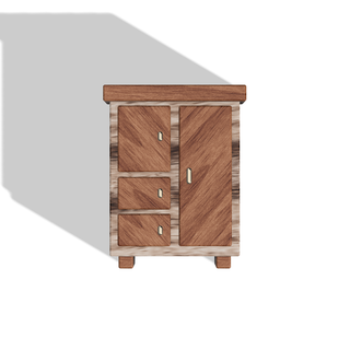 miniature wardrobe 1 24 scale Game miniature wardrobe scale model furniture doll furniture doll house tiny roombox your swan  3d print model - Mito3D