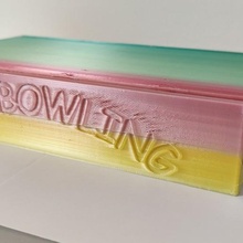 minibowling game bowling company travel pocket fun 3d print model - Mito3D