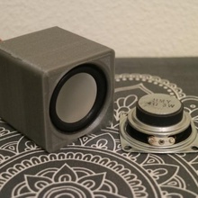 minibox 2 50mm minispeaker gadget box jbl audio speaker 3d print model - Mito3D