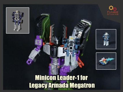 minicon leader 1 trasformatori eredità armata megatron 3d print model - Mito3D