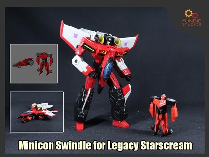 minicon swindle transformers legacy starscream 3d print model - Mito3D