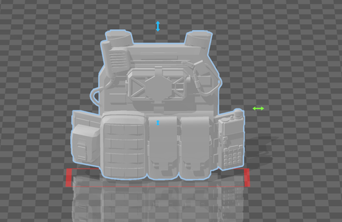 minifig scale modular tactical vest minifig tacitcal vest  3d print model - Mito3D