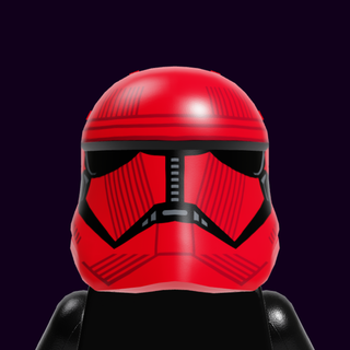 figurine couvre chef casque sw stormtrooper lego étoile guerres jouet facile faire faible poly rebelle pilote 3d print model - Mito3D