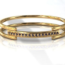 minimal Ring Schmuck Juwel Diamant Gold Silber druckbar 3d print model - Mito3D