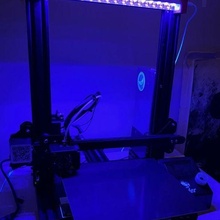 minimaliste 12in LED lumière bar supports 3d print model - Mito3D