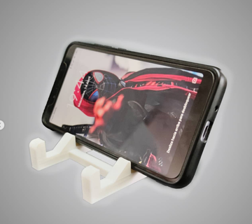 minimalistisch Zelle Telefon Halter Unterstützung zellular Büro 3d print model - Mito3D