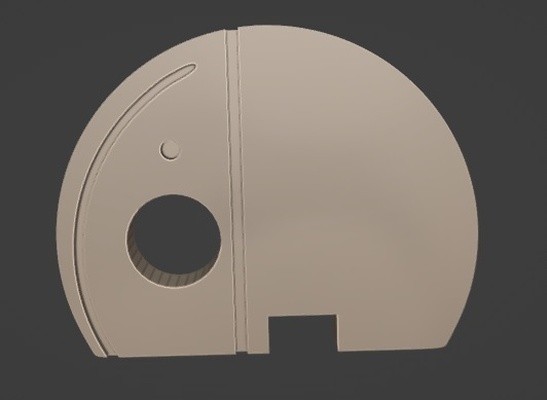 minimalist elephant stylised decor home danish design art 3d print model - Mito3D