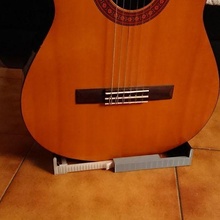 minimalista guitar estante soporte guitarra casa 3d print model - Mito3D