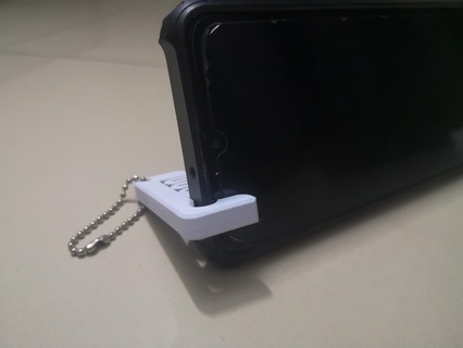 minimalist phone stand compliant holder pip printinplace phoneholder phonestand minimal spring 3d print model - Mito3D