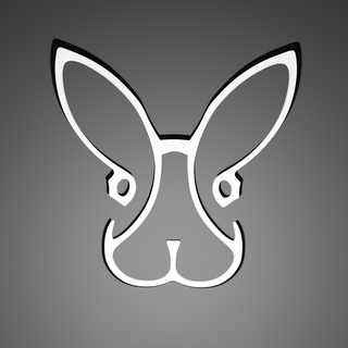 minimalist rabbit pendant easter earring animal jewelry art kids 3d print model - Mito3D