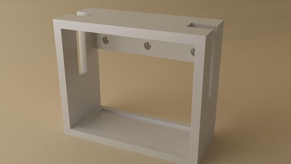 minimalist style shelf 3dmax stl autocad jpg 3ds dxf house 3d print model - Mito3D
