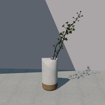 minimalista florero arte plantas jardín moda minimalismo casa 3d print model - Mito3D