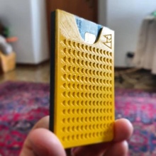 minimalist cüzdan moda tasarım kart sahibi 3d print model - Mito3D